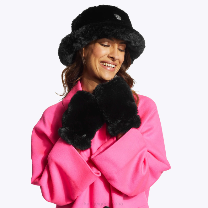 Kurt Geiger mujer guantes sin dedos london poppy 2LPR508 | accesorios negro